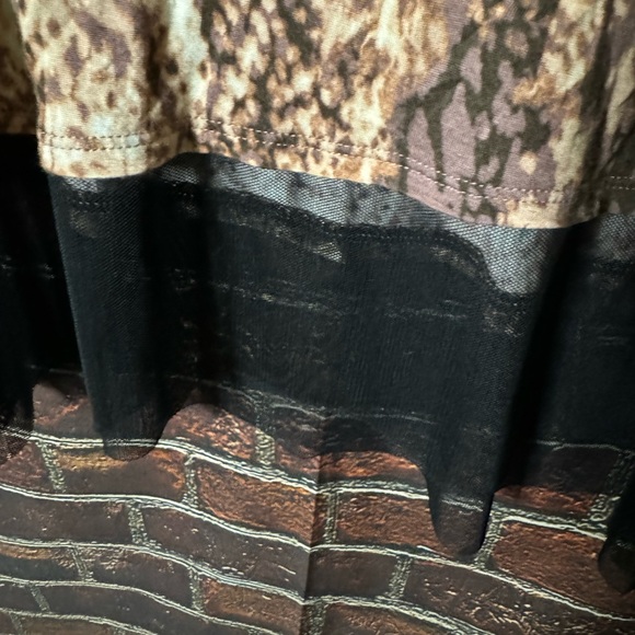 Jennifer Lopez Sheer Bottom/ Back Tank Sz S - Picture 4 of 7